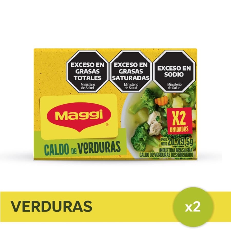 Cubos Maggi Pqt X 2 Carne